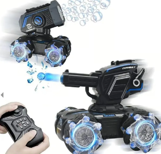 Carro tanque control remoto de burbujas